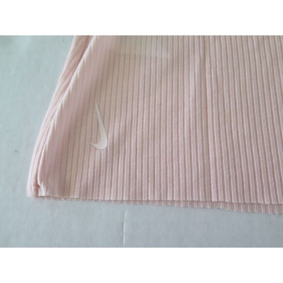 Nike Yoga DD5545 864 Women's Sz M Pale Coral Dri-FIT Ribbed Tank Top - Picture 6 of 8